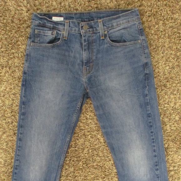 Levi's Jeans Men's 31x30 Medium Wash 502 Taper Fit Flex Denim - Picture 3 of 8